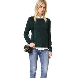 Elizabeth and James Dark Green Sweater